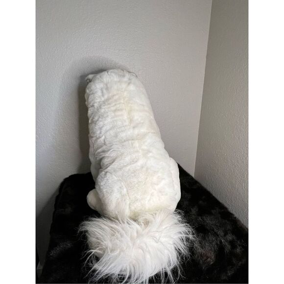 Douglas Canadian Mist white arctic wolf husky 24” realistic plush - Picture 9 of 14